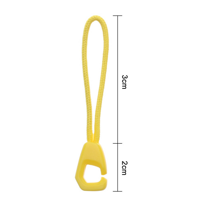 5 Culori Fermoar Trage Extragere Capăt Se potrivește Coarda Tag Fixer Fermoar Snur Lareță Clip de înlocuire Cataramă ruptă Geanta de călătorie Valisă Cort Rucsac