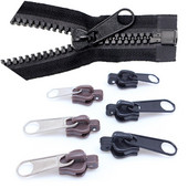 12 komada univerzalnog kompleta patentnih zatvarača za trenutno popravak, zamjenski klizni patentni zatvarač, patentni zatvarači za spašavanje zuba, klizači, DIY pribor za šivanje