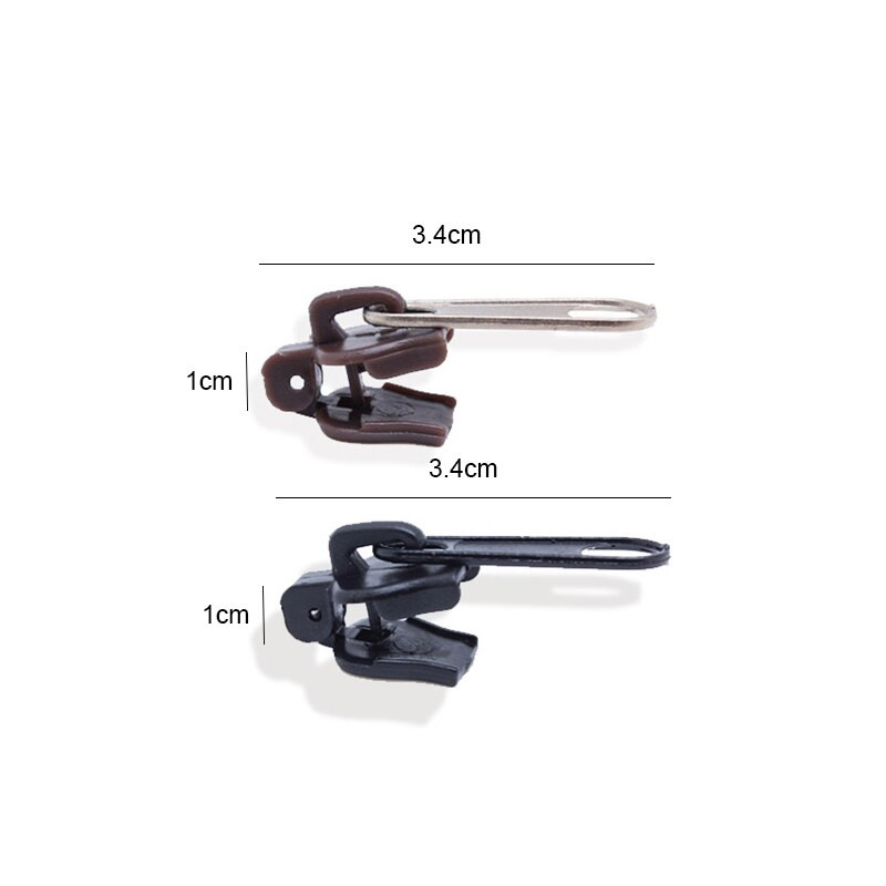 12 komada univerzalnog kompleta patentnih zatvarača za trenutno popravak, zamjenski klizni patentni zatvarač, patentni zatvarači za spašavanje zuba, klizači, DIY pribor za šivanje