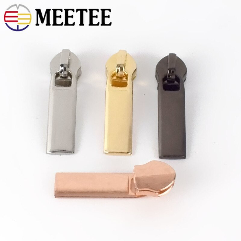 100 tk Meetee tõmblukuga liugurid 5# nailonist tõmblukud sulejope taskukottide jaoks Tõmblukupea tõmmitsa paranduskomplektid DIY õmblustarvikud