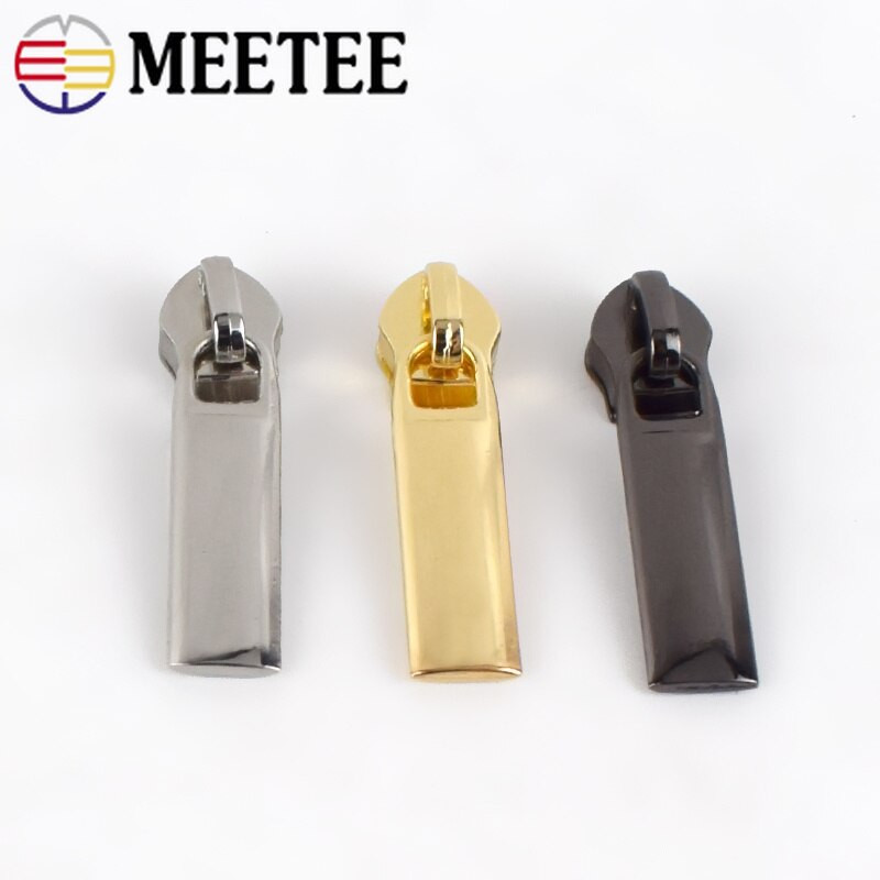 100 tk Meetee tõmblukuga liugurid 5# nailonist tõmblukud sulejope taskukottide jaoks Tõmblukupea tõmmitsa paranduskomplektid DIY õmblustarvikud