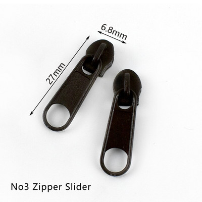 10 ks 3# 5# 8# 10# Zipsový posúvač na nylonové zipsy, batoh, tašku, bundu, oblečenie, sťahovák na zips, sada na opravu šitia, DIY príslušenstvo