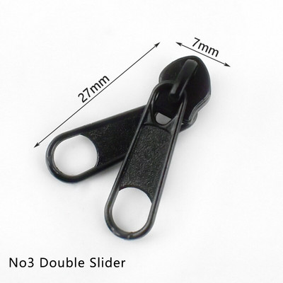 10 ks 3# 5# 8# 10# Zipsový posúvač na nylonové zipsy, batoh, tašku, bundu, oblečenie, sťahovák na zips, sada na opravu šitia, DIY príslušenstvo