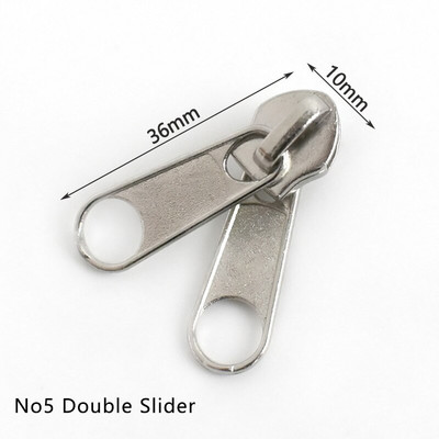 10 ks 3# 5# 8# 10# Zipsový posúvač na nylonové zipsy, batoh, tašku, bundu, oblečenie, sťahovák na zips, sada na opravu šitia, DIY príslušenstvo