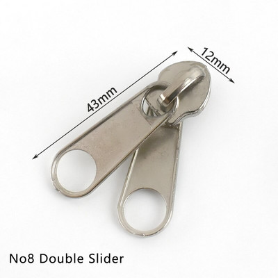 10 ks 3# 5# 8# 10# Zipsový posúvač na nylonové zipsy, batoh, tašku, bundu, oblečenie, sťahovák na zips, sada na opravu šitia, DIY príslušenstvo