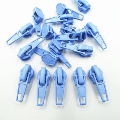 20 värvi nailonrulliga automaatlukuga tõmbluku tõmmits DIY õmblustööriist 5# 20tk