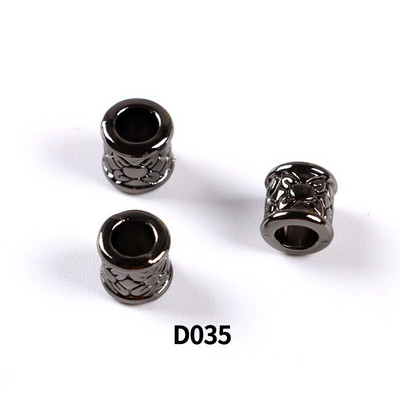 Cilindru scurt, rotund de 8 mm, dop de flori în relief, frânghie, capete de cablu, capac, șnur, clemă, accesorii pentru șiretul pantofilor