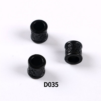 Cilindru scurt, rotund de 8 mm, dop de flori în relief, frânghie, capete de cablu, capac, șnur, clemă, accesorii pentru șiretul pantofilor