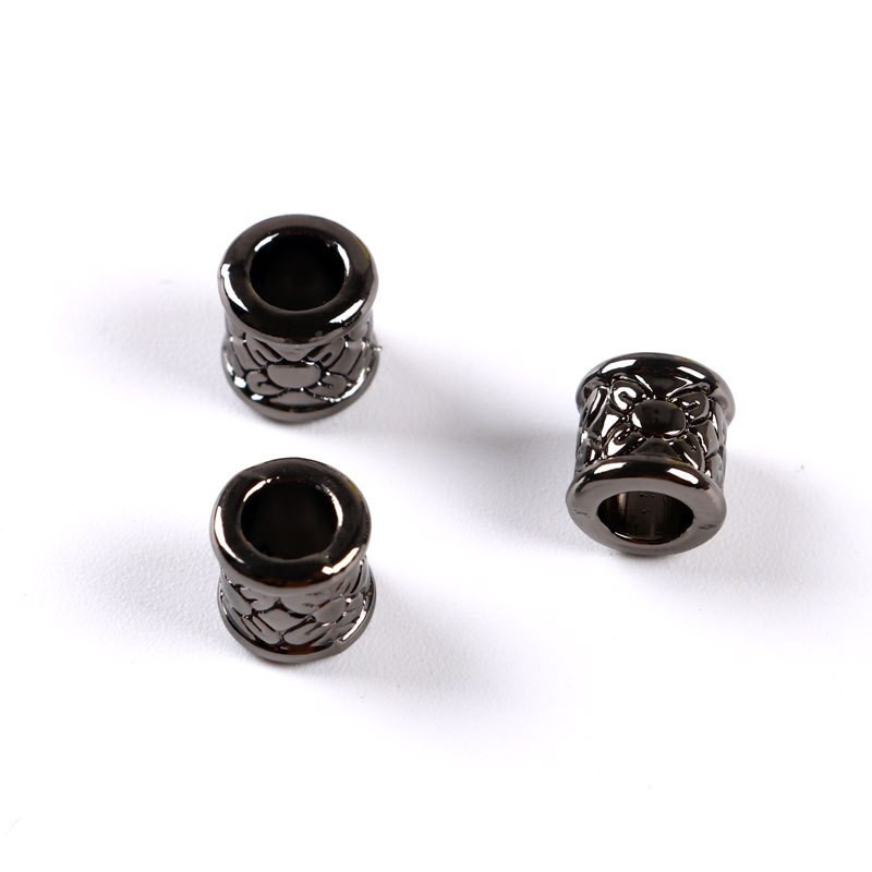 Cilindru scurt, rotund de 8 mm, dop de flori în relief, frânghie, capete de cablu, capac, șnur, clemă, accesorii pentru șiretul pantofilor