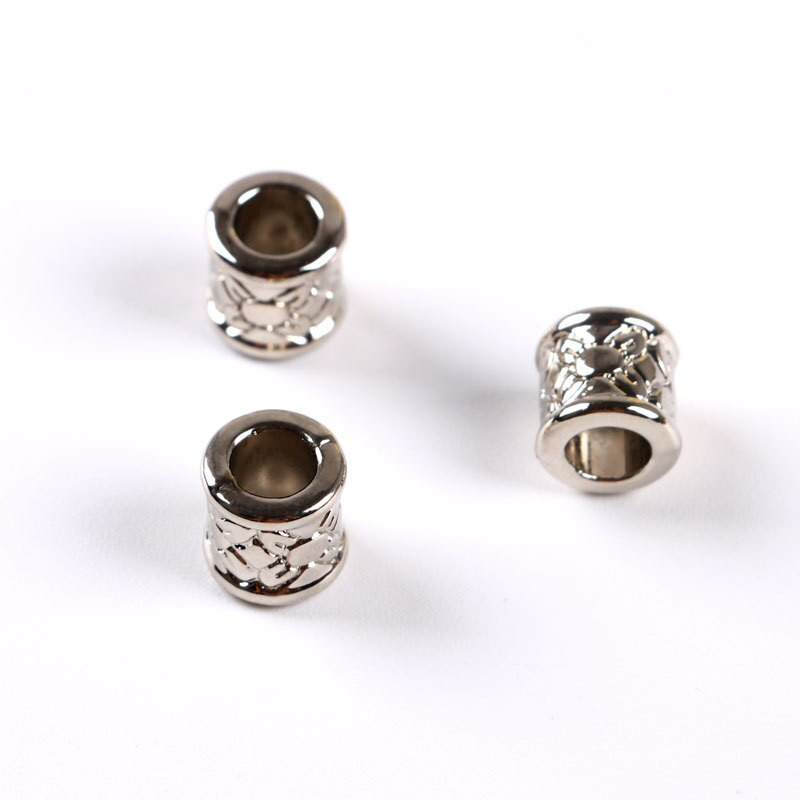 Cilindru scurt, rotund de 8 mm, dop de flori în relief, frânghie, capete de cablu, capac, șnur, clemă, accesorii pentru șiretul pantofilor