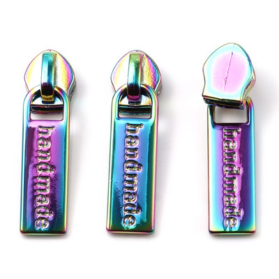 5 bucăți 3.7x1cm glisoare cu fermoar lucrate manual pentru fermoar din nailon pentru îmbrăcăminte fermoar cap sac de tragere kituri de reparare fermoar accesorii de cusut bricolaj