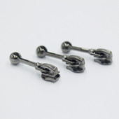 Kovové jazdce na vodotesné zipsy, zips na oblečenie, zipsový zámok na topánky, sada na opravu zipsov s logom na mieru, bunda