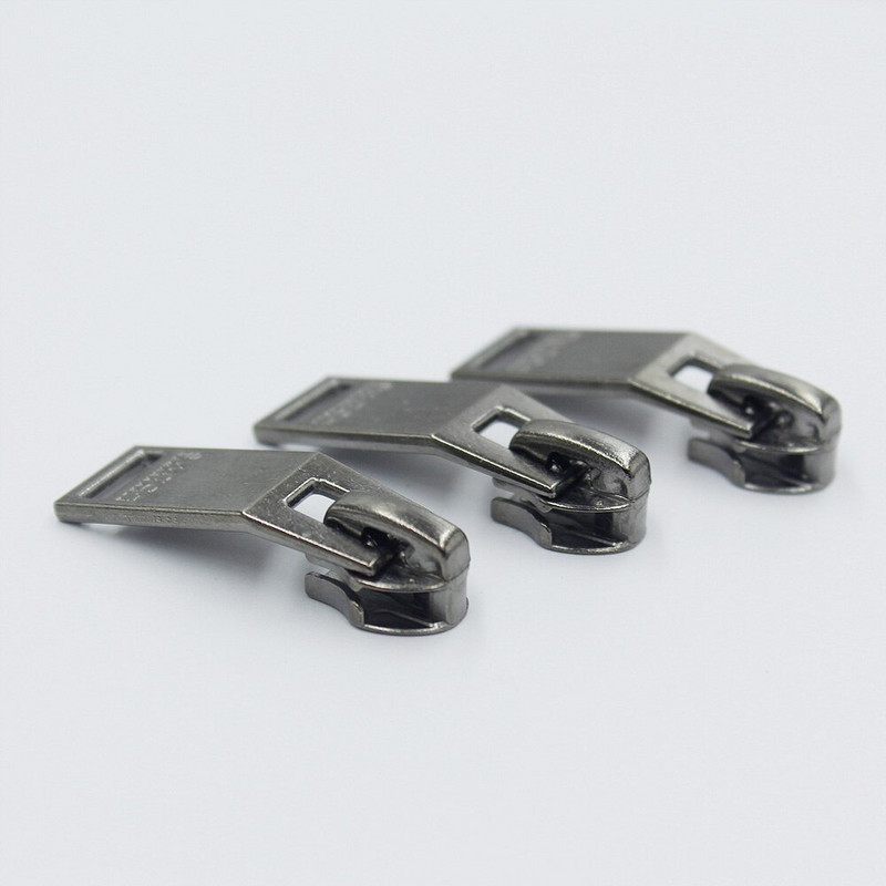 Kovové jazdce na vodotesné zipsy, zips na oblečenie, zipsový zámok na topánky, sada na opravu zipsov s logom na mieru, bunda