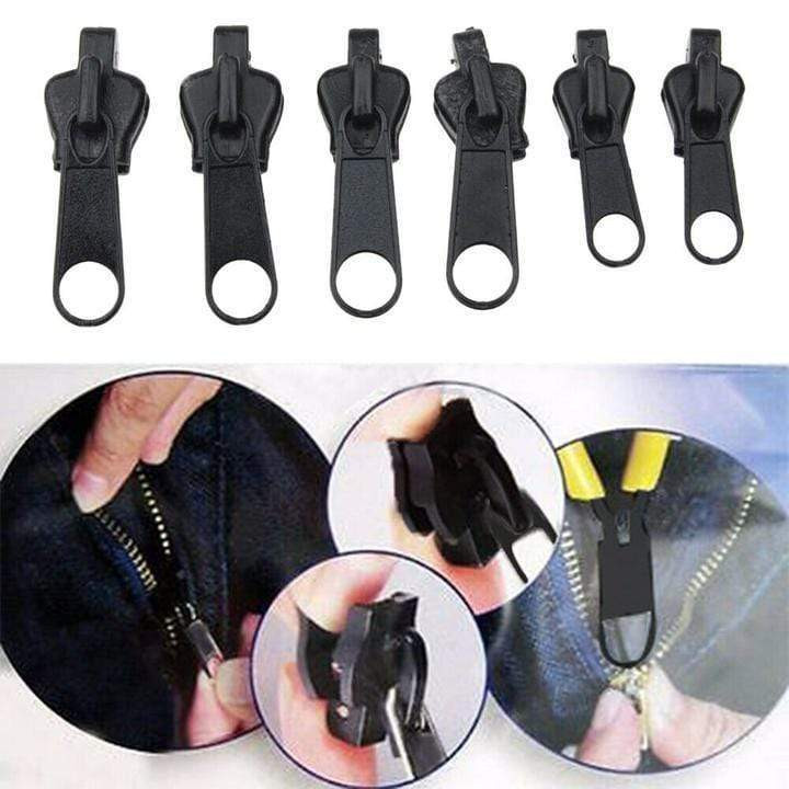 6 τμχ Universal Instant Fix Zipper 3 Sizes Repair Kit Replacement Zip Sliding Teeth Rescue Νέα σχεδίαση Φερμουάρ ραψίματος φερμουάρ For Se