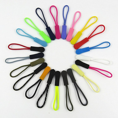 10 ks zipsový sťahovák farebný lano zipsový sťahovák na oblečenie taška taktický batoh príslušenstvo zips hlavový popruh laro posúvač