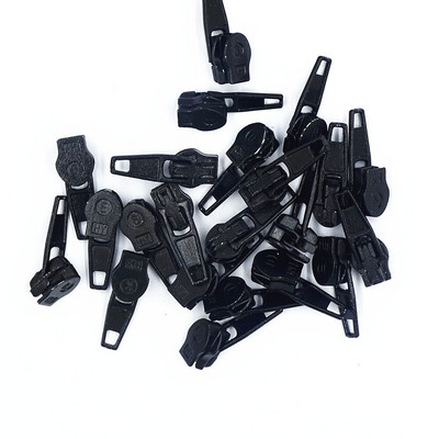 3# 20 spalvų 20vnt nailono ritės automatinio užrakto užtrauktuko traukiklis pasidaryk pats siuvimo įrankis