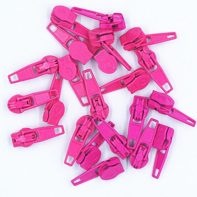 3# 20 spalvų 20vnt nailono ritės automatinio užrakto užtrauktuko traukiklis pasidaryk pats siuvimo įrankis