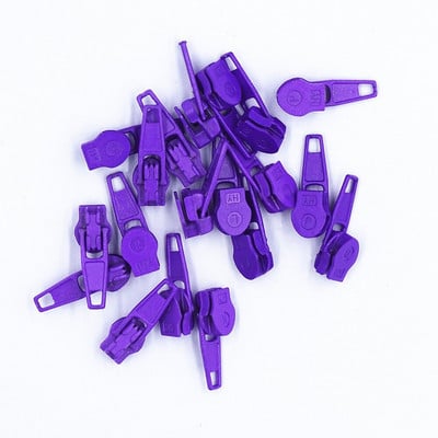 3# 20 spalvų 20vnt nailono ritės automatinio užrakto užtrauktuko traukiklis pasidaryk pats siuvimo įrankis