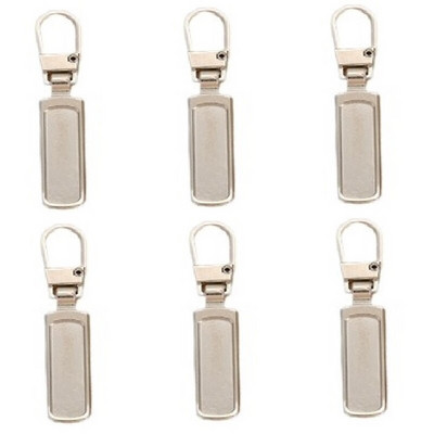 3/6 vnt. Užtrauktuko traukimo keitimas be įrankio, nuimamas stilingas užtrauktuko traukimo skirtukas Užtrauktuko slankiklis traukiamas Fix užtrauktukų remonto rinkinys džinsui