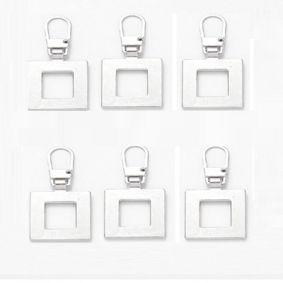 3/6 vnt. Užtrauktuko traukimo keitimas be įrankio, nuimamas stilingas užtrauktuko traukimo skirtukas Užtrauktuko slankiklis traukiamas Fix užtrauktukų remonto rinkinys džinsui