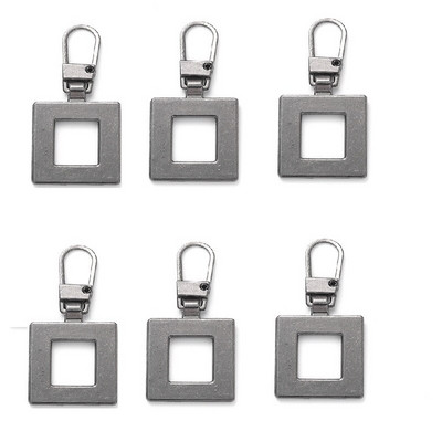 3/6 vnt. Užtrauktuko traukimo keitimas be įrankio, nuimamas stilingas užtrauktuko traukimo skirtukas Užtrauktuko slankiklis traukiamas Fix užtrauktukų remonto rinkinys džinsui