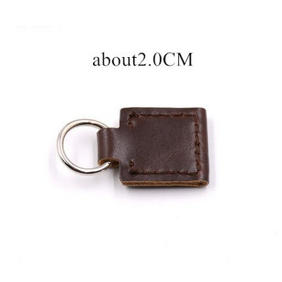 2 τμχ Δερμάτινο φερμουάρ Κεφαλή έλξης Ανθεκτικό σακίδιο πλάτης Αξεσουάρ ένδυσης Πολύχρωμο κορδόνι έλξης φερμουάρ DIY Ράψιμο ένδυσης