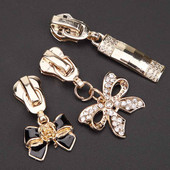 2tk tõmblukk pea metallist dekoratiivsed ripatsid tõmbluku paranduskomplektid metallist tõmblukk liugur DIY riidekott rätsepad õmblustarvikud