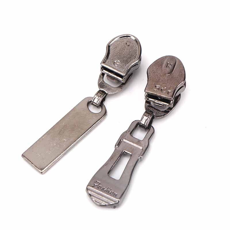 2tk tõmblukk pea metallist dekoratiivsed ripatsid tõmbluku paranduskomplektid metallist tõmblukk liugur DIY riidekott rätsepad õmblustarvikud