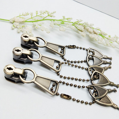 1 buc 5 # nailon bobină fermoar cheie blocare cursor blocare fermoar tragere cap bricolaj accesorii manual pentru îmbrăcăminte bagaje