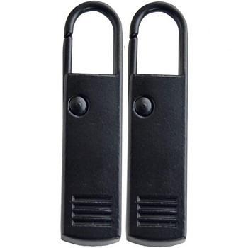 2 τμχ Fashion Black Metal Zipper Pull Tab Instant Zipper Repair Kit Zipper Puller for Zip Head DIY ραπτική τσάντα αποσκευών