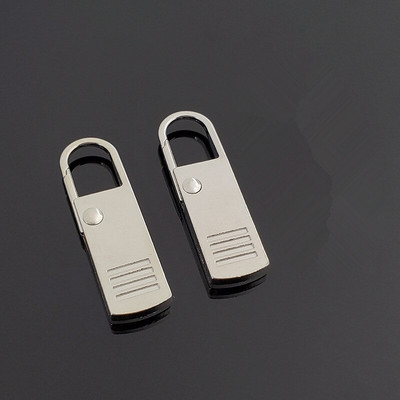 2 τμχ Fashion Black Metal Zipper Pull Tab Instant Zipper Repair Kit Zipper Puller for Zip Head DIY ραπτική τσάντα αποσκευών