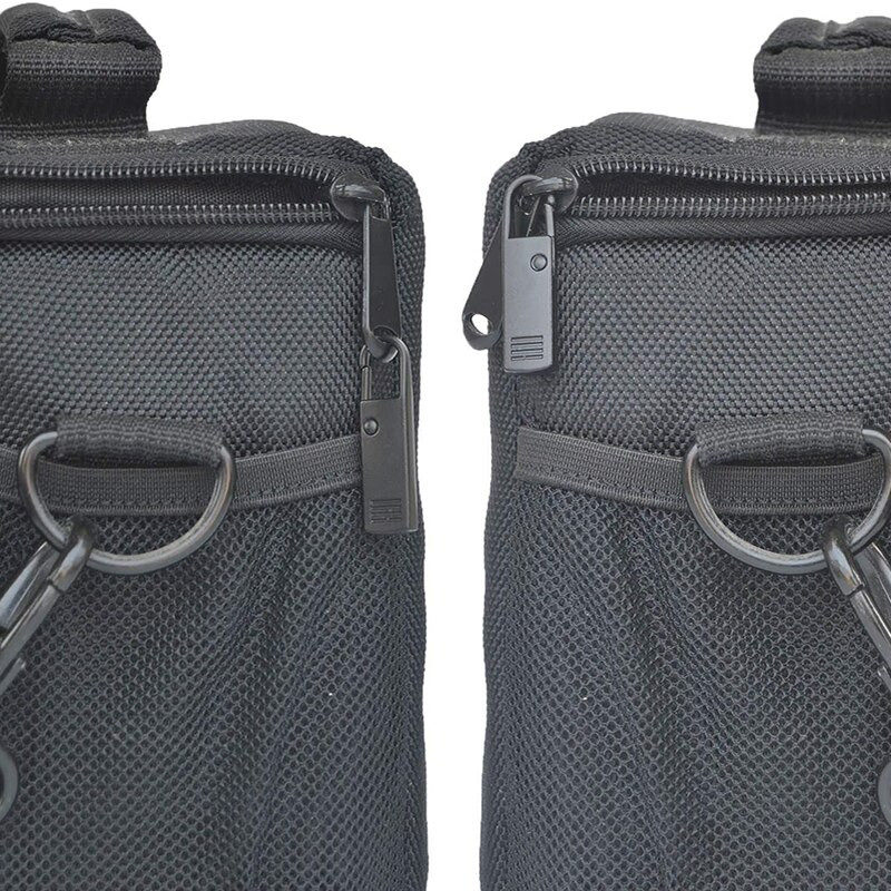 2 τμχ Fashion Black Metal Zipper Pull Tab Instant Zipper Repair Kit Zipper Puller for Zip Head DIY ραπτική τσάντα αποσκευών