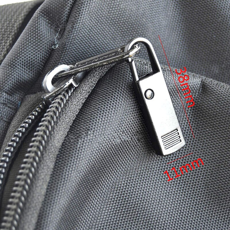 2 τμχ Fashion Black Metal Zipper Pull Tab Instant Zipper Repair Kit Zipper Puller for Zip Head DIY ραπτική τσάντα αποσκευών