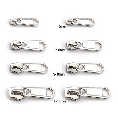 8 tk 4 suurust metallist tõmblukuga tõmblukk universaalne kahepoolne nailonist tõmbluku tõmbe asendus pagasi jaoks sääsevõrk riiete parandamine