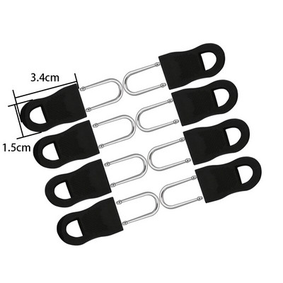 8 rinkinys Pakaitinis užtrauktuko traukiklis drabužiams Užtrauktuko fiksatorius kelioniniam krepšiui lagaminui kuprinės užtrauktuko traukimo fiksatorius palapinei