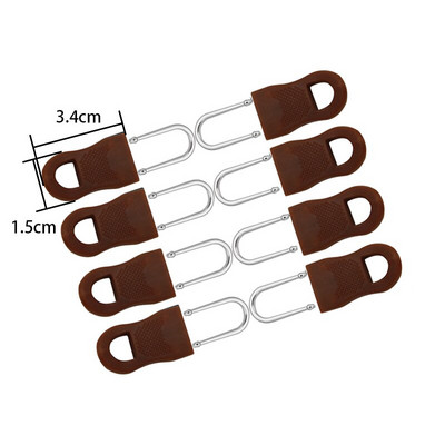 8 rinkinys Pakaitinis užtrauktuko traukiklis drabužiams Užtrauktuko fiksatorius kelioniniam krepšiui lagaminui kuprinės užtrauktuko traukimo fiksatorius palapinei