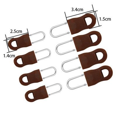 8 rinkinys Pakaitinis užtrauktuko traukiklis drabužiams Užtrauktuko fiksatorius kelioniniam krepšiui lagaminui kuprinės užtrauktuko traukimo fiksatorius palapinei