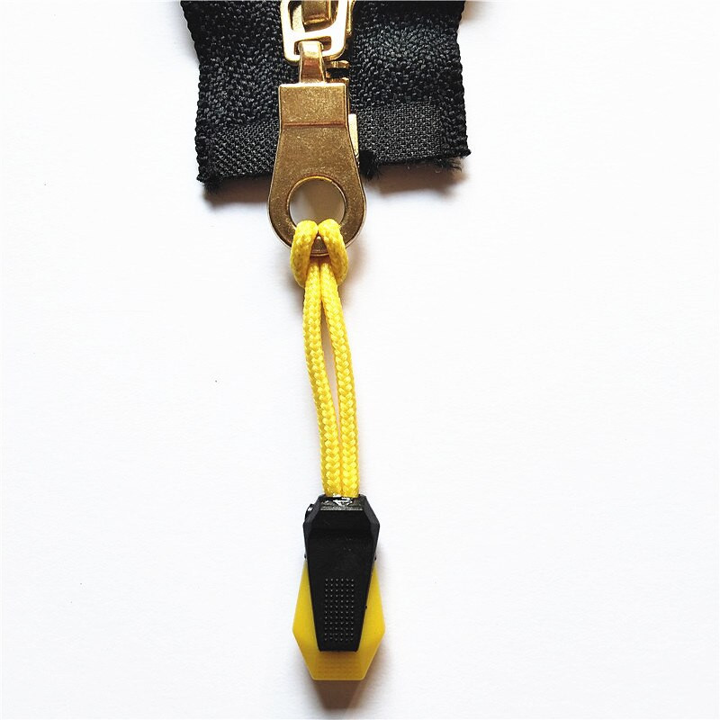 20 kahevärvilist nailonist tõmblukuga seljakoti tarvikud tõmbluku käepide DIY tõmbluku pea joon trossi rihm Lasso pea