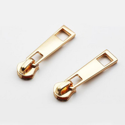 10kom 5# podebljani metalni klizači za zatvarač Povlakači za patent zatvarač Klizač za popravak glave zatvarača za kaput Komplet za popravak