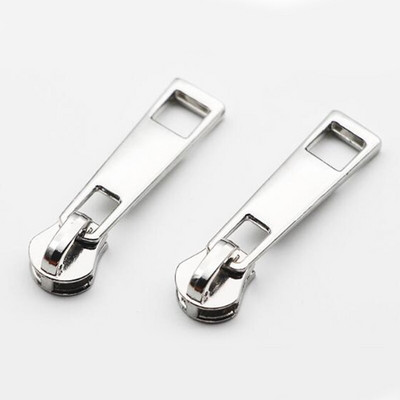 10kom 5# podebljani metalni klizači za zatvarač Povlakači za patent zatvarač Klizač za popravak glave zatvarača za kaput Komplet za popravak