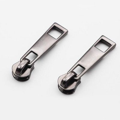 10kom 5# podebljani metalni klizači za zatvarač Povlakači za patent zatvarač Klizač za popravak glave zatvarača za kaput Komplet za popravak