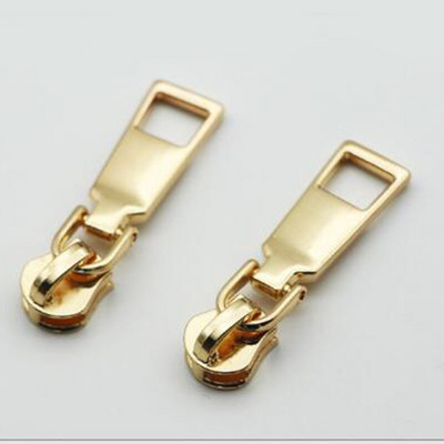 10kom 5# podebljani metalni klizači za zatvarač Povlakači za patent zatvarač Klizač za popravak glave zatvarača za kaput Komplet za popravak