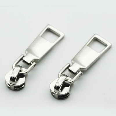 10kom 5# podebljani metalni klizači za zatvarač Povlakači za patent zatvarač Klizač za popravak glave zatvarača za kaput Komplet za popravak