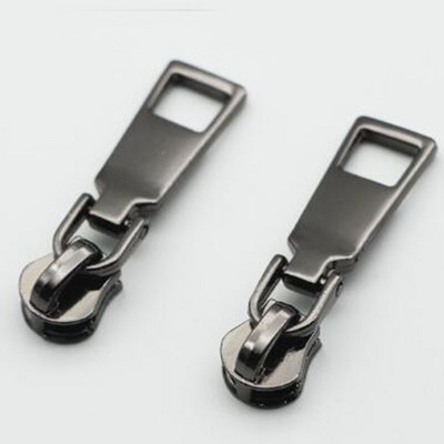 10kom 5# podebljani metalni klizači za zatvarač Povlakači za patent zatvarač Klizač za popravak glave zatvarača za kaput Komplet za popravak