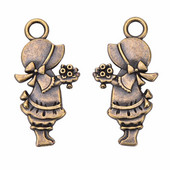 5 ks/sada kovový bronzový zips s príveskom na zips, zliatina zinku, 3 štýly zipsov, veľkoobchod, 3 cm