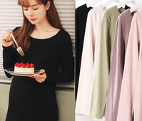 Bluză de damă transparentă pentru gravide cu decolteu oval