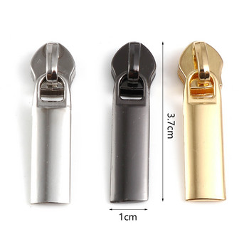10 υπολογιστές Universal Instant Zippers Sliders Head Metal Garment Auto-Lock Zipper Pulls DIY Χειροποίητα Εργαλεία Επισκευής Ραπτικής 3,7x1cm