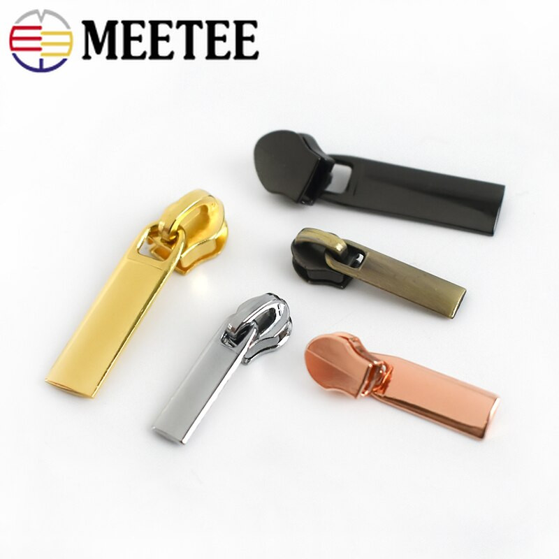 40 buc. Glisoare cu fermoar Meetee pentru 5 # 3 # Fermoare din nailon Fermoare pentru jachetă în jos Fermoare pentru buzunar Seturi de reparare a pungilor pentru cap de tragere Accesorii de cusut DIY