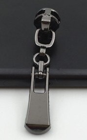 5 ks módnych 3# kovových zipsových jazdcov na bundy, oblečenie, zipsy, ťahadlá pre DIY tašky, šijacie príslušenstvo P108