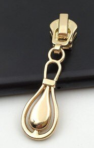 5 ks módnych 3# kovových zipsových jazdcov na bundy, oblečenie, zipsy, ťahadlá pre DIY tašky, šijacie príslušenstvo P108